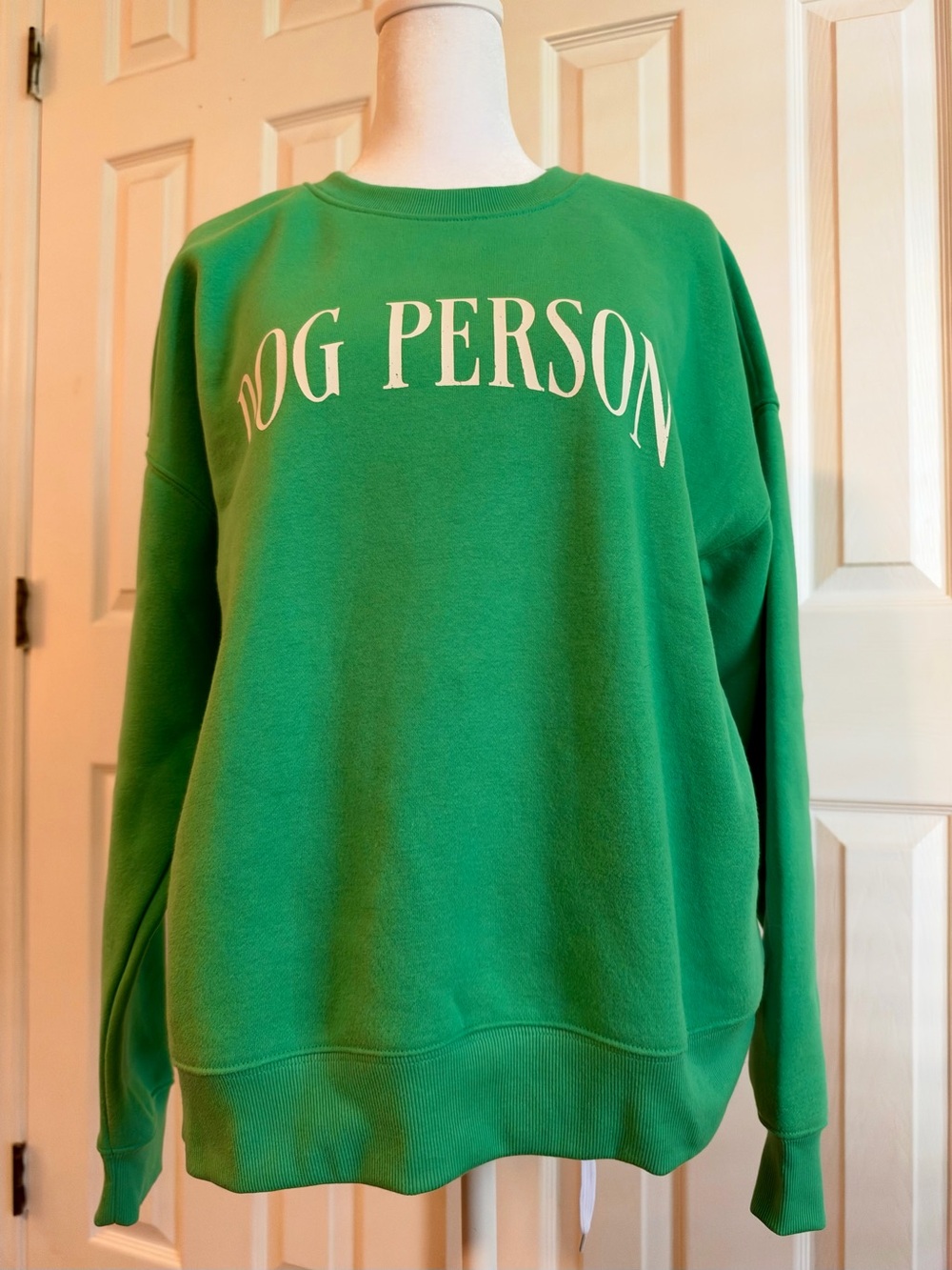 Sonoma Green 'DOG PERSON' Crewneck Sweatshirt